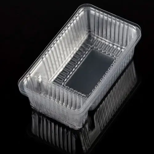 加厚一次性透明塑料饼干薯片盒 pet食品吸塑盒托盘可定制包装盒
