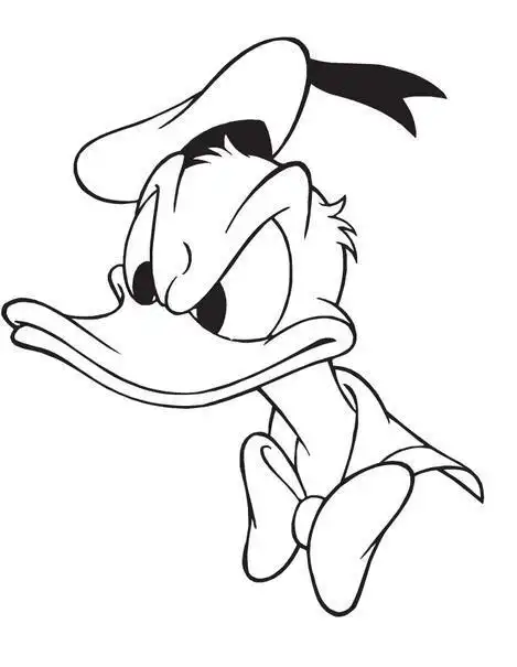 唐老鸭的简笔画怎么画