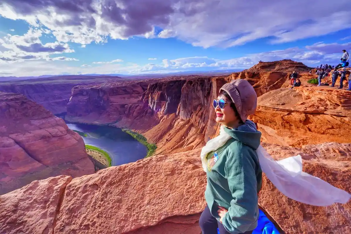 旅游#摄影 我们自驾到美国科罗拉多大峡谷,它被誉为世界上最 - 抖音