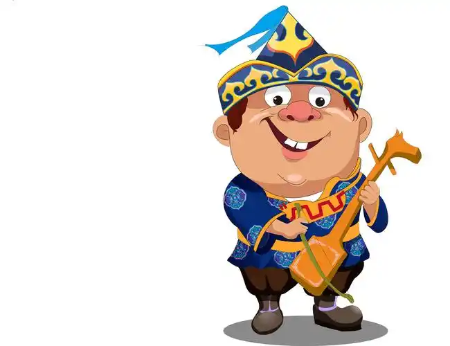 蒙古族卡通人形象设计