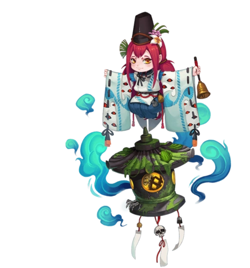 《阴阳师》手游式神录_式神古笼火_古笼火.