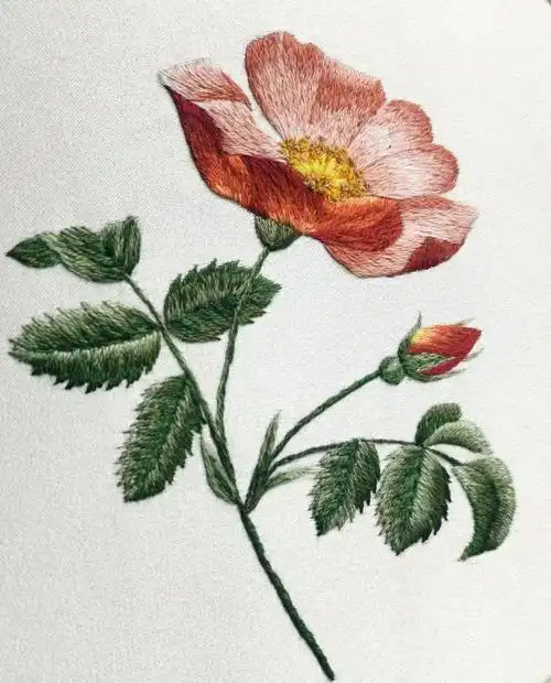 手工刺绣  #diy手工