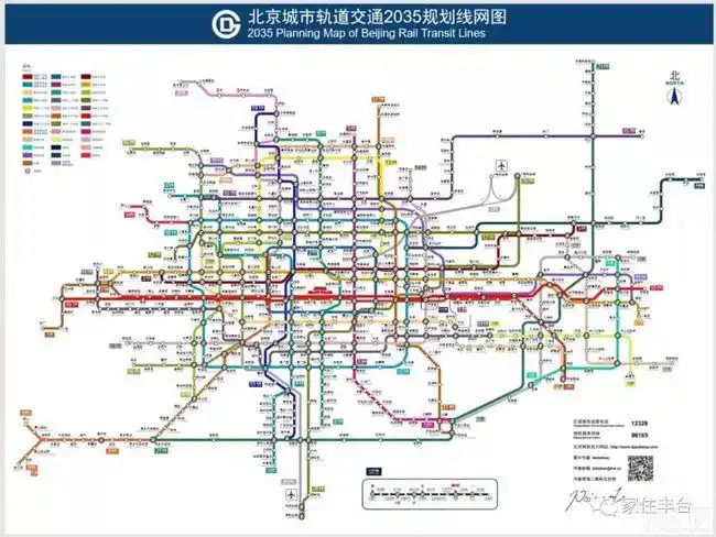 猛料网传最新轨道交通规划曝光丰台未来地铁多达7条