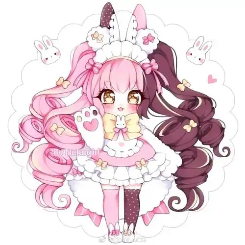 可爱q版动漫少女