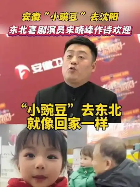 安徽小豌豆去沈阳东北喜剧演员宋晓峰作诗欢迎