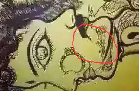 图中有只兔子,求找到,最好描出.