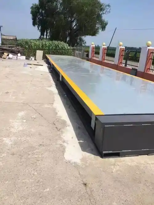 海南14米电子地磅衡器 半挂车称重地磅16米地磅定制安装