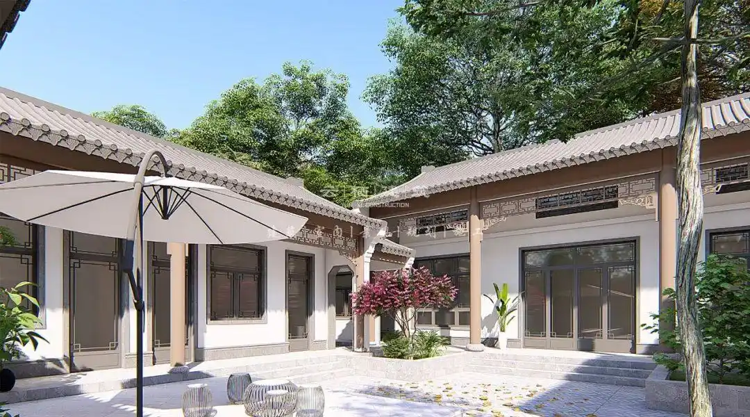 9款国人都爱的一层三合院,第7款很有大家风范