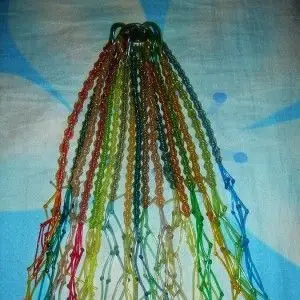 手工diy 塑料管编织新时尚