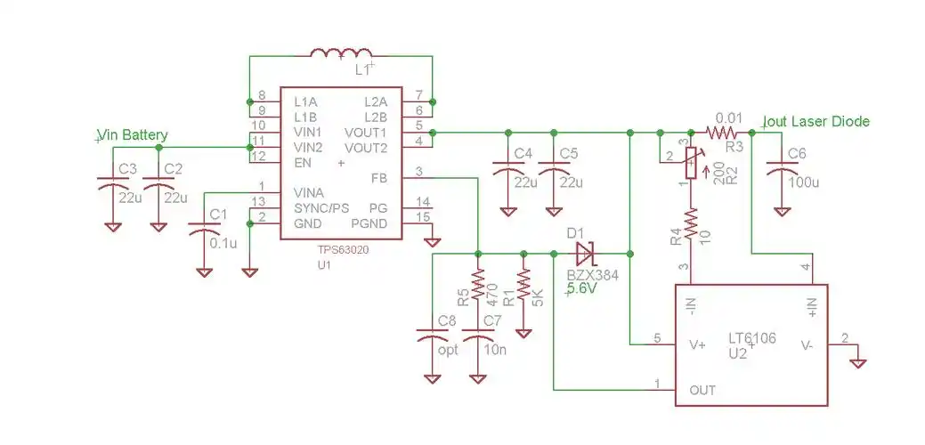 tps63020模块电路图pcb图