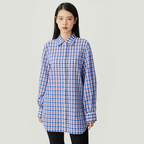 阿玛施amass休闲宽松男友风衬衫显瘦长袖衬衣女