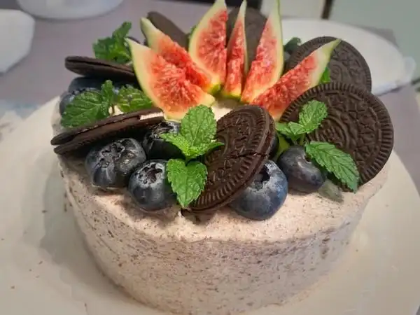 白米饭2-5做的6寸奥利奥咸奶油蛋糕