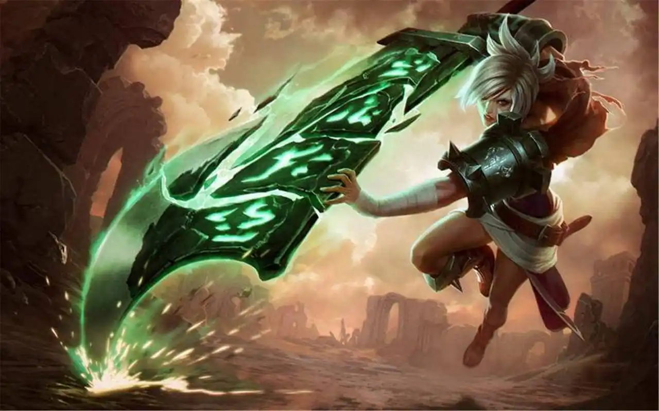 经典游戏lol英雄联盟锐雯皮肤桌面壁纸高清大图预览1920x1080_游戏