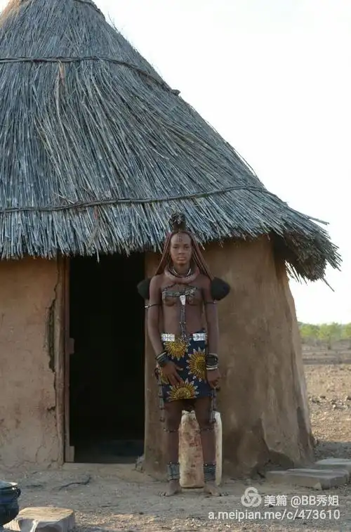 认识非洲之一辛巴部族红泥人