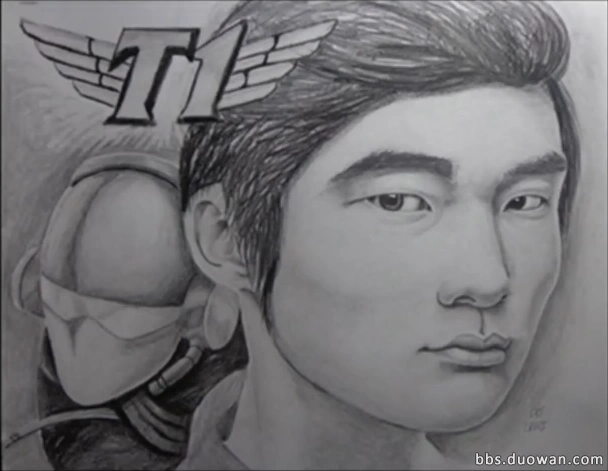 faker好帅,不是我画的.