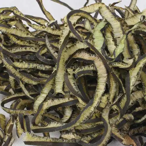 新晒南极野生海茸丝 海笋海茸干海龙筋素食菜海鲜干货海藻片500g