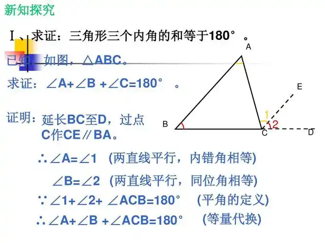 1《三角形的内角和与外角和》ppt课件
