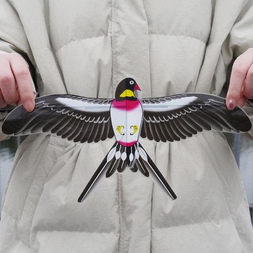 定制钓鱼竿风筝儿童微风易飞动态大人手持2022年超迷你小风筝动态迷你