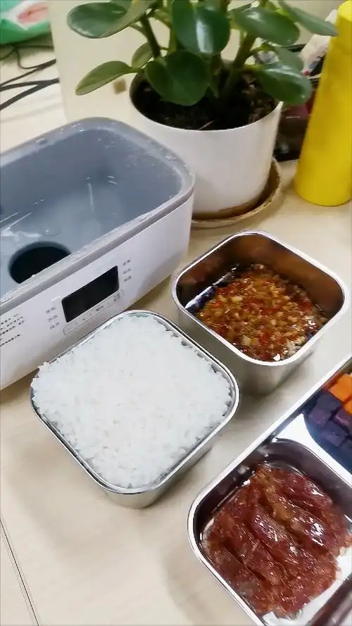 食神大pk#女同事入手了一个实用的蒸煮饭盒,请我帮她做顿午餐,soeesy
