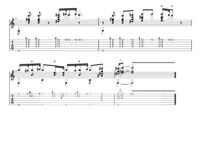 海绵宝宝吉他谱动画片海绵宝宝片尾曲吉他指弹