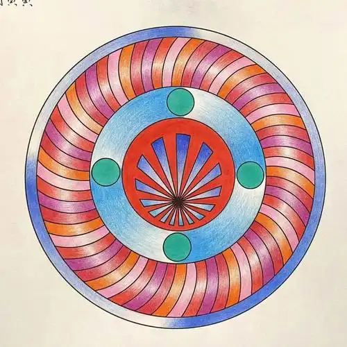 彩绘曼陀罗带给我们的疗愈启示