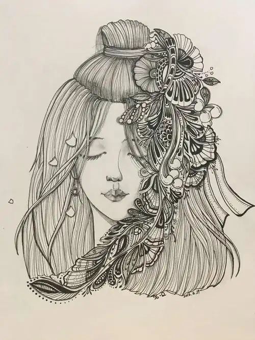 心灵瑜伽——禅绕画