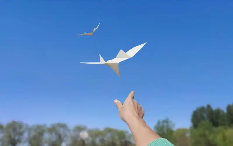 粉丝才是真高手超酷翼刀纸飞机cb翼刀鸭嘴兽