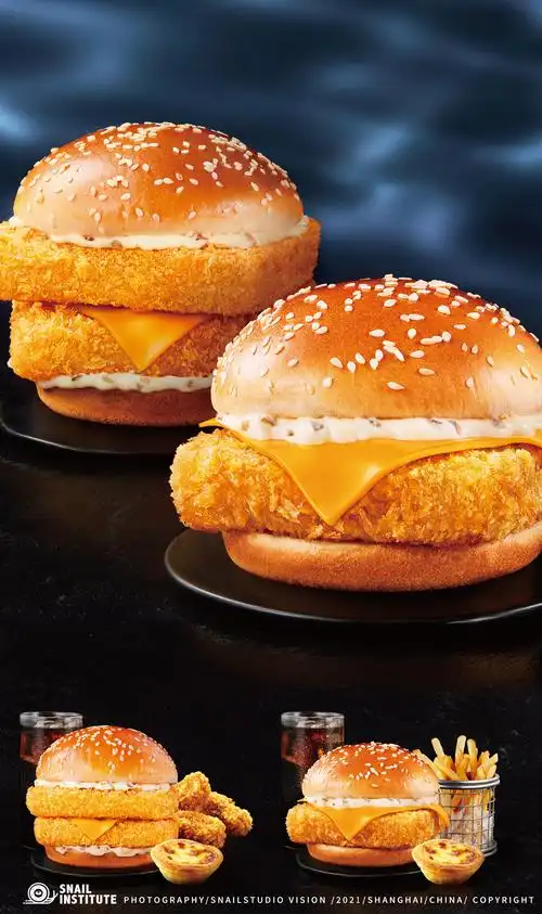 鳕鱼堡拍摄 | kfc​ x 蜗牛工作室snailstudio|摄影|产品摄影|snail