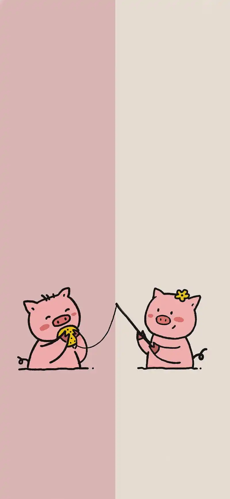 35张高清卡通动物手机壁纸推荐 卡通可爱萌微信聊天背景图片 (全文)