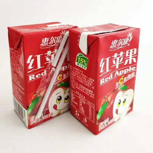 新包装包装惠尔尔康果汁饮料红苹果休闲8090饮料248ml24果味