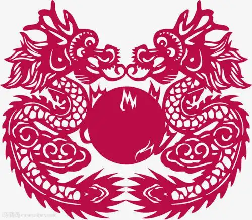 双龙戏珠剪纸一般用于 手工剪纸图片大全简单-蒲城教育文学网