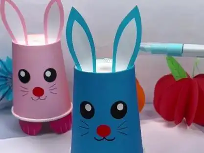 新年手工 #幼儿园手工 #亲子手工  #创意手工 #新年第一个兔子手工