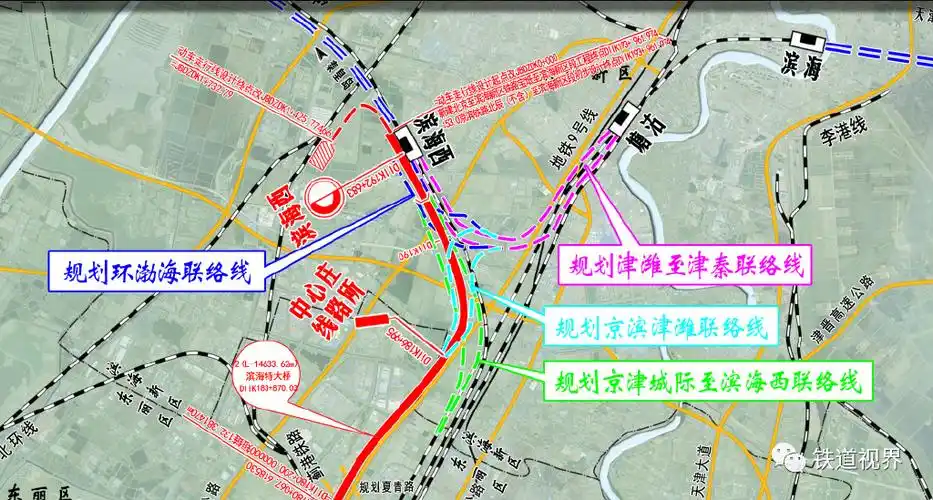 京唐城际铁路的规划由来已久,在2006年度的规划图中,名为京秦城际铁路