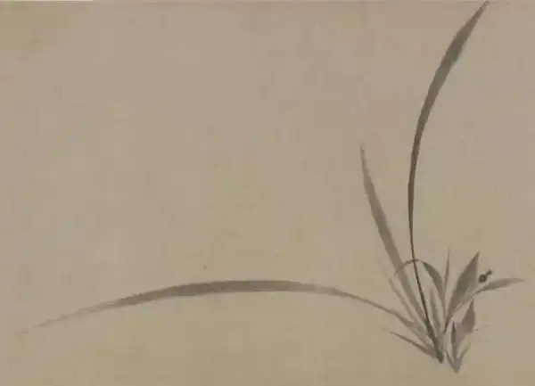 宋末元初郑思肖墨兰图