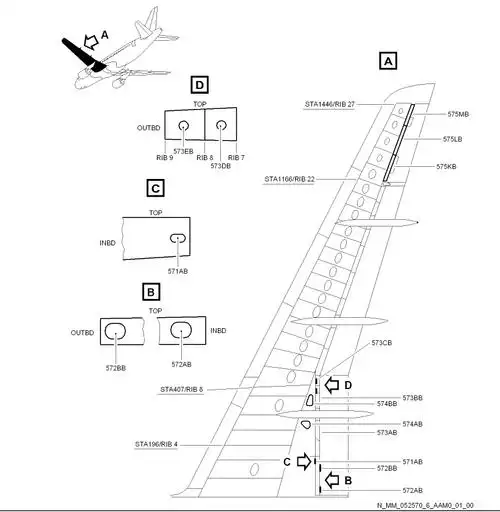 a320 飞机维修手册中的fr是什么意思