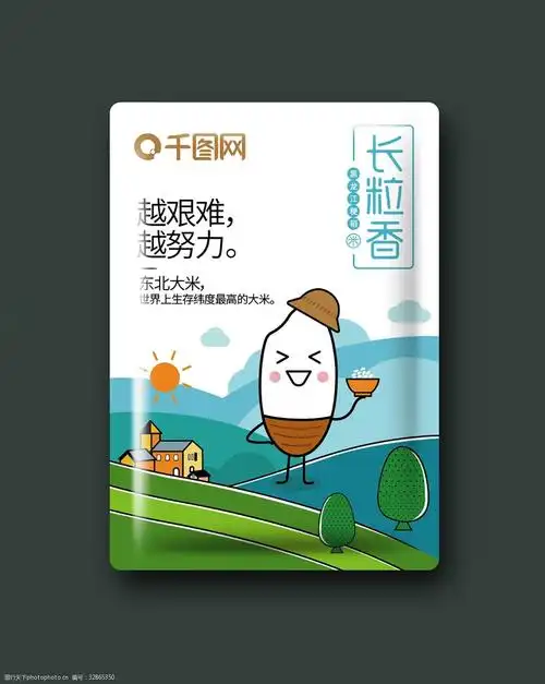 食品大米包装设计