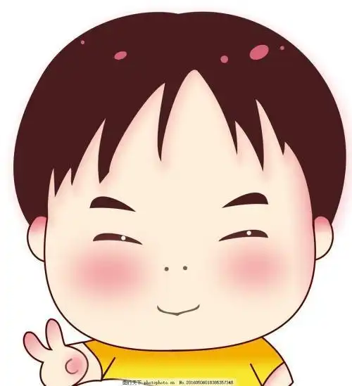 幼儿简笔画小胖子