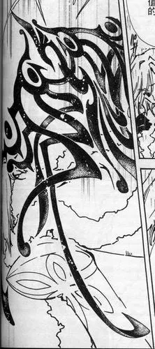 展开全部 翼年代记里的法伊身上有一个纹身,后来被侑子当作代价收了