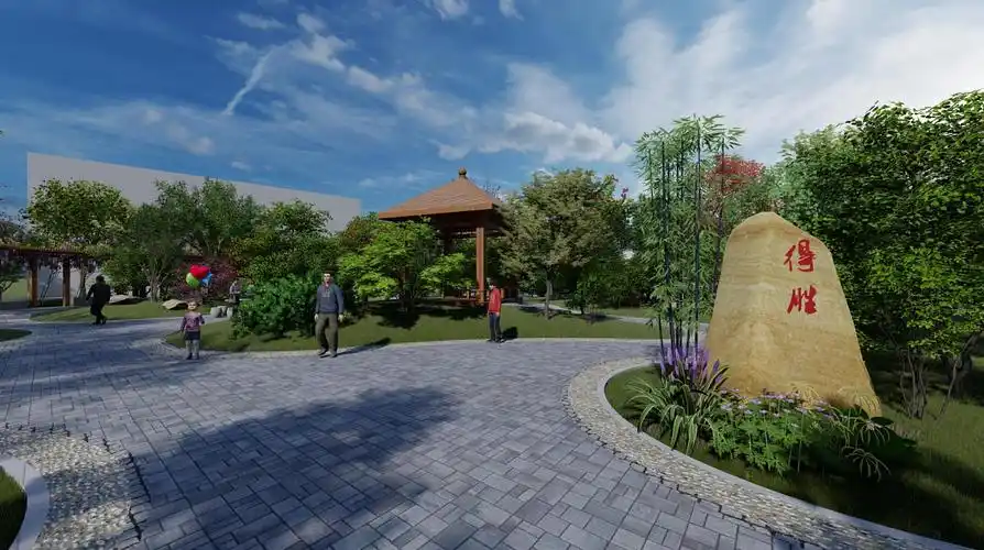 乡村广场|空间|景观设计|小蒋18739978189_原创作品-站酷zcool