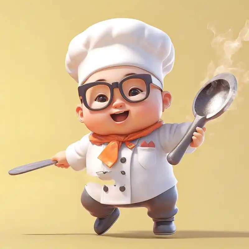 职业头像-厨师月半 要努力呀02,为了想要的生活,为了人间的烟火气