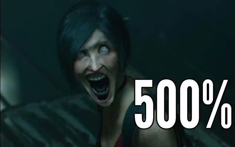 转载生化危机2500面部表情下的艾达和里昂亲吻镜头