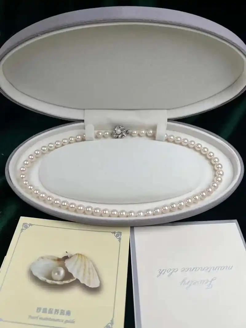 日本akoya天然海水珍珠项链