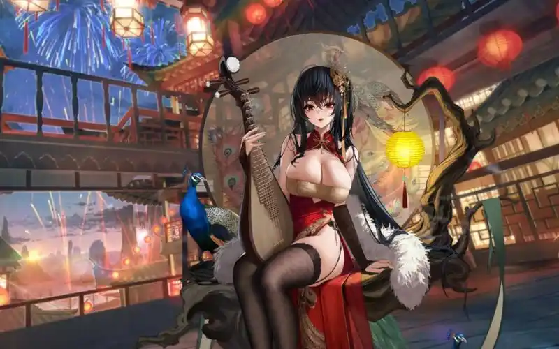 【碧蓝航线】大凤(鹩)-春节live2d皮肤鉴赏