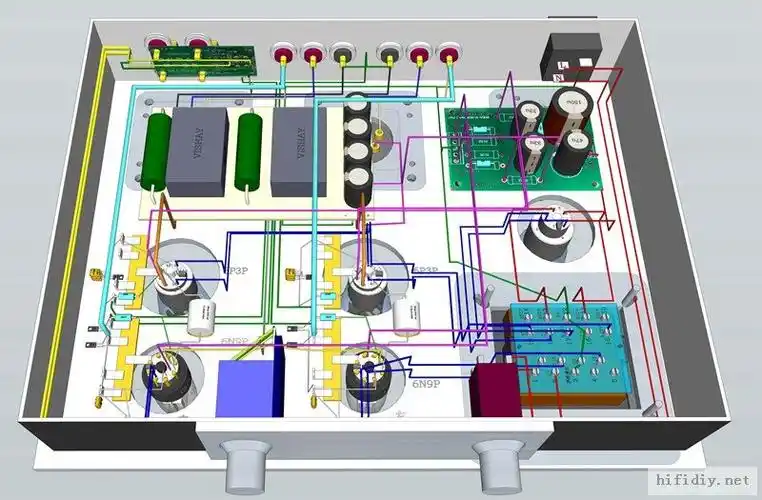 胆机制作每天做一点慢慢组装6n9p推6p3p单端继续练手请各位指教