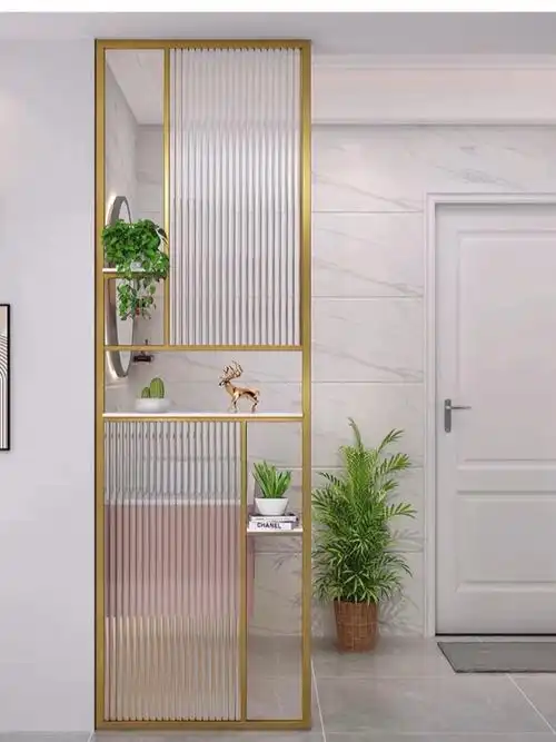 卫生间干湿分离屏风隔断玄关设计效果图分享