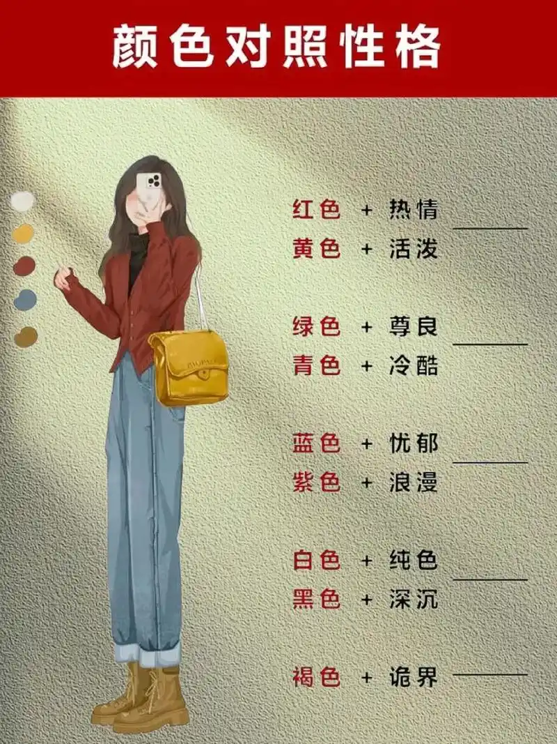 颜色搭配性格,扬长避短,整体搭配口诀来啦#穿搭 - 抖音