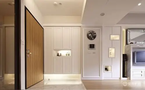 内嵌式鞋柜装修效果图-保驾护航装修网