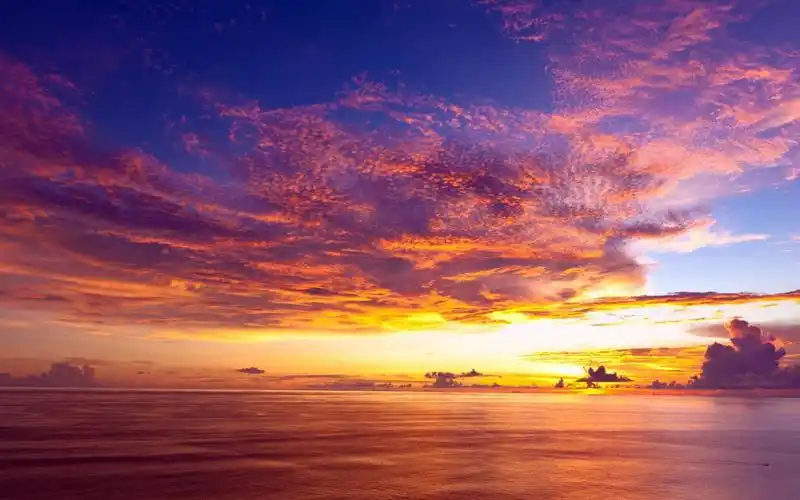 唯美治愈夕阳风景高清图片桌面壁纸