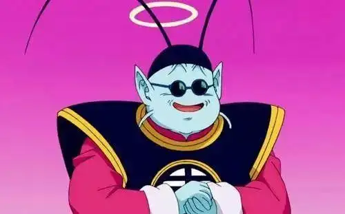 在与沙鲁一战中,北界王甘愿便和悟空一起死于沙鲁的自爆中,从此头上挂