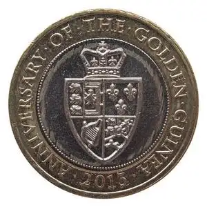 2 英镑硬币照片